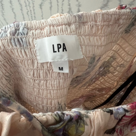 NWT LPA Pink Floral Top - Picture 6 of 6
